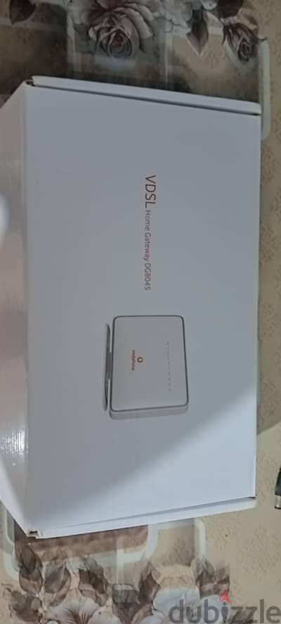 راوتر فودافون vdsl لم يستخدم بحاله ممتازه