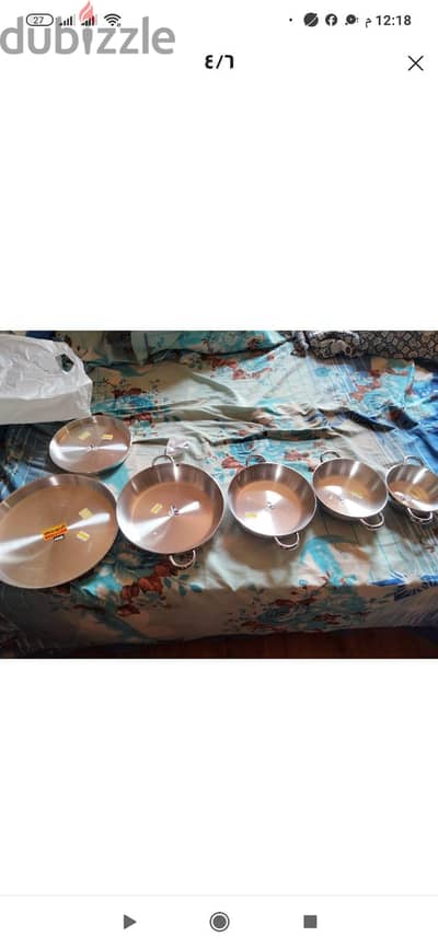 طقم طاصات زنوكى لم يستخدم نهائى