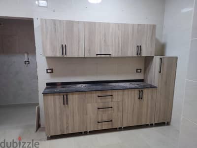 مطبخ جديد خشب مقاس 250 سم 7 وحدات منفصله