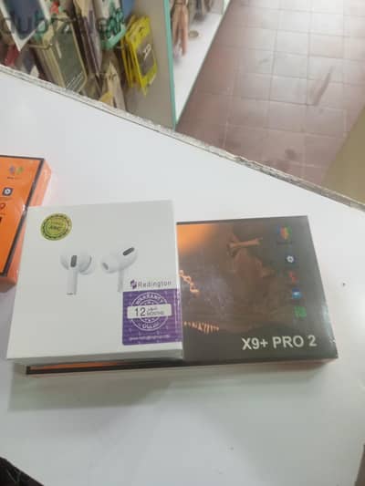 ساعه x9 pro2 ايربودز برو