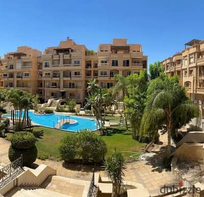 Duplex for rent in Rimas City Compound – First Settlement, air conditioning available, direct view of two gardens, sea view, pets allowed