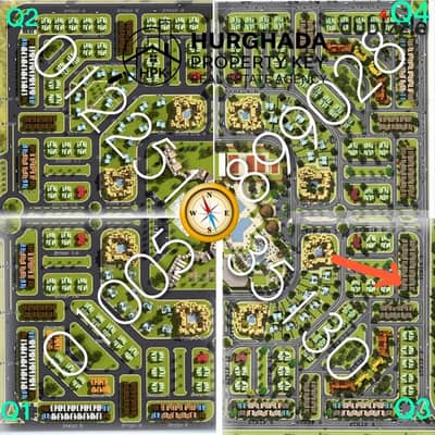 شقة أرضية غرفتين بحديقة خاصة في Makadi Phase 1