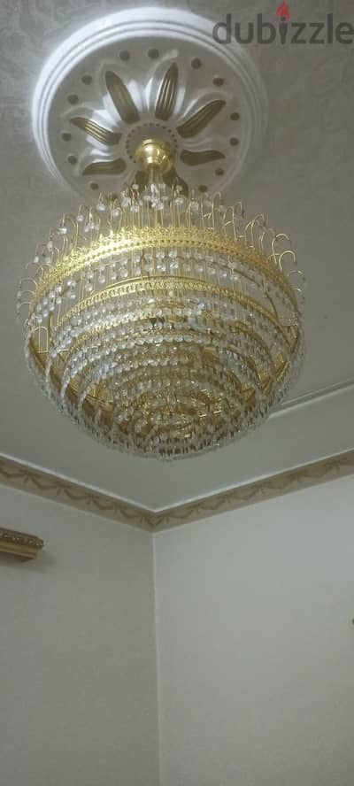 نجف كريستال مدهب