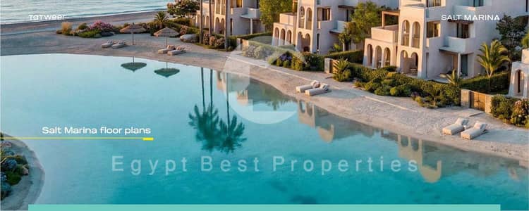 chalet for sale in Ras elhekma fully finished prime location sea view
