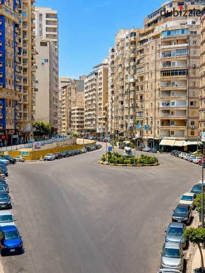 Apartment for sale licensed in Sidi Bishr Square Tram next to Al-Mahrousa Hotel steps to the sea