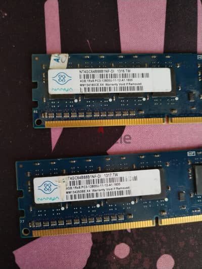 رام ddr3، ٤ جيجا،عدد ٢