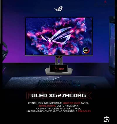 شاشه asus strix oled xg27acdng