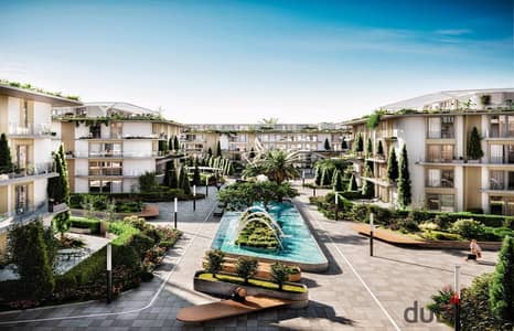 Apartment 173 sqm finished in the Kalma Compound, Sheikh Zayed, in installments, minutes from Hyper One, Al-Thawra Al-Khadra, near the Koy compound.