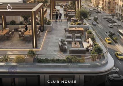 Administrative office for sale, 95 sqm, on the main 9th Street in Al-Moqattam, directly on Misr Insurance Square.