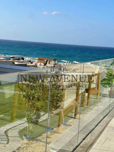 شاليه فندقي تشطيب مني حسين في فوكا باي اوي صف علي البحر فيو مفتوح بحر و حمام سباحهFouka Bay North Coast