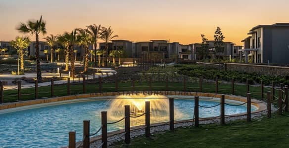 the best price for Standalone TYPE G ready to move very prime location Direct on Landscape Water Features in swan Lake residence next to elrehab city