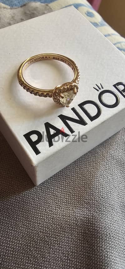 Pandora Timeless Heart Rose Gold Ring - Original - Size 50