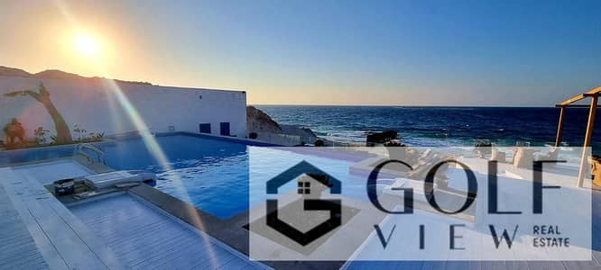 Photo: Best price for a 92-meter chalet in Mountain View, Ras Al-Hikma, Scala Front Phase 1, right on the beach, best layout, and a stunning view of t