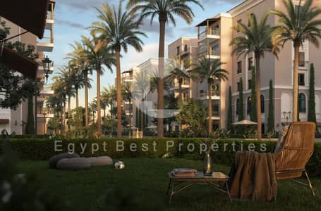 شقة متشطبة بالكامل بالتكيفات  للبيع  2 غرفة نوم في فيليج  ويست  الشيخ زايد شركة درة  بمقدم 10%  استلام قريب و تقسيط على 7 سنين
