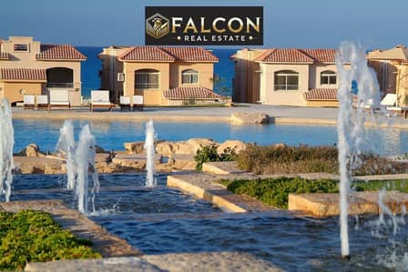 Fully finished chalet with a 40% discount, featuring a dual view of the lagoon and the sea. It is situated in a prime location at Telal Sokhna—near Po
