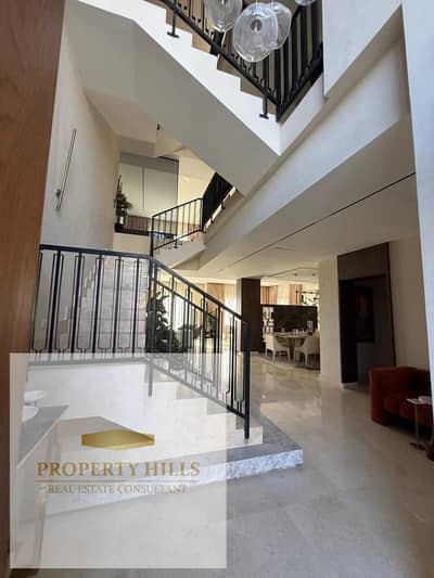 Low price ready villa for inspection in the gathering at Marq spacious area with landscape view next to the American University and La Vista
