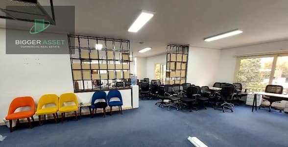 Fully Finished Admin office 650Sqm Open Space  For Rent in Degla Maadi