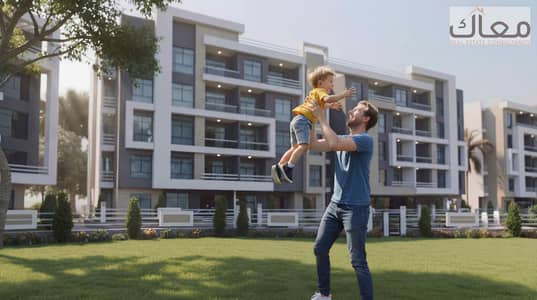 First time in New Cairo! Own a 140 sqm penthouse + 86 sqm roof in Golden Square at the lowest price. Just 5% down, 8-year installments!
