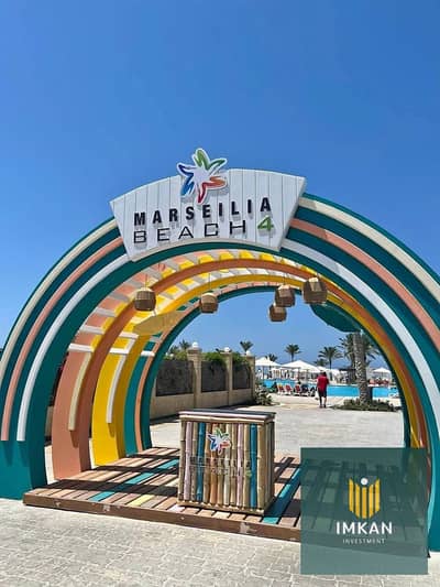 Chalet 95m on the beach immediate delivery for sale in Marselia Beach 5 - marselia beach 5 Ras al-Hikma