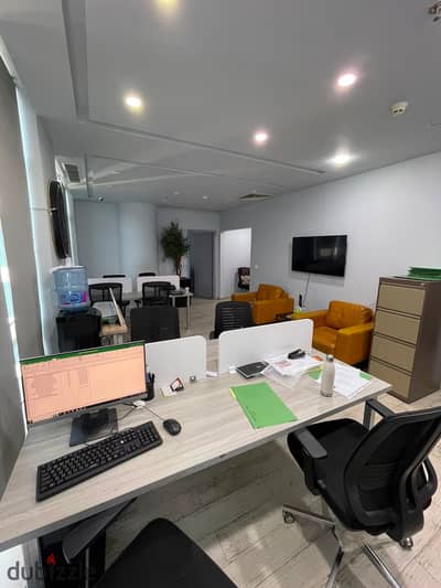 Office for rent at a bargain price in the Trivium Building, Fifth Settlement, on Teseen Street directly, steps to Watery Street and Southern Teseen.