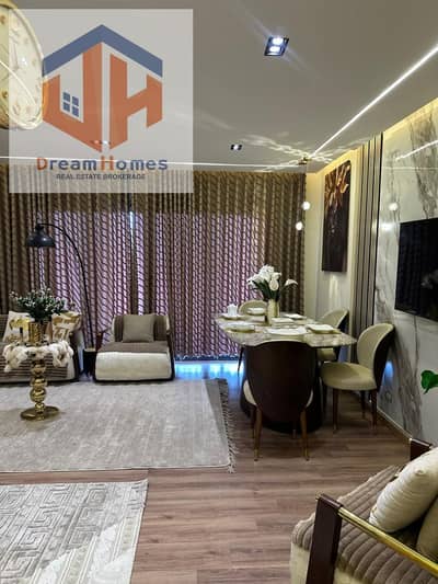 Furnished apartment for rent with a wide garden view in the finest and latest phases of Madinaty B15
