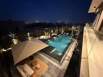 Villa with a unique view on lagoon in Swan Lake Hassan Allam in front of Arkan Sheikh Zayed Near Bamboo , Golf Views , The Crown Palm Hills & New Giza