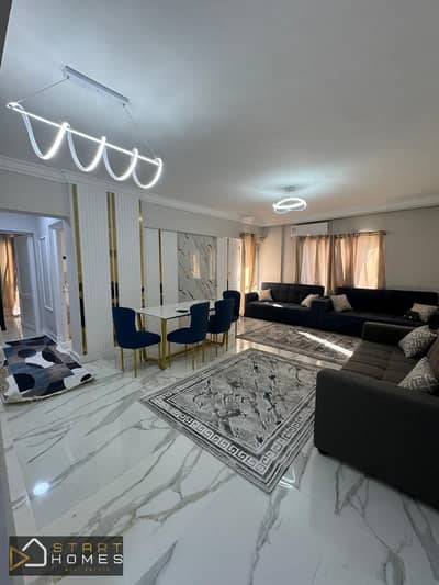 Furnished apartment for rent in Al Rehab, directly opposite the Eastern Market.