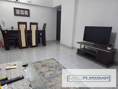 A distinctive furnished apartment for rent in Al Rehab City, New Cairo.