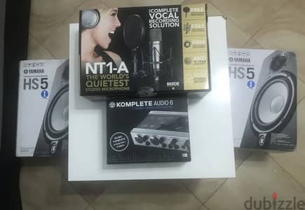 Pro Home Studio – Yamaha HS5 + Rode NT1-A + Komplete Audio 6