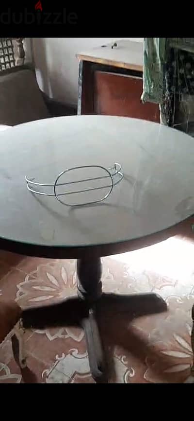 ترابيزة سفره مدوره صغيره وست كراسي