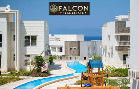 Instant receipt of a two-bedroom chalet, double view, prime location in Sea View, Ras El Hekma, installment over the longest repayment period.
