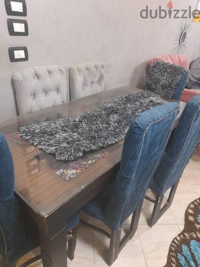سفره ٦ كراسي للبيع متنجدين