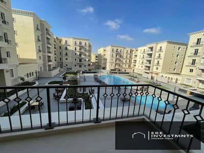 Ultra super lux apartment with air conditioning and kitchen (resale) directly on the swimming pool in Boulevard Mivida, ready for handover and occupan