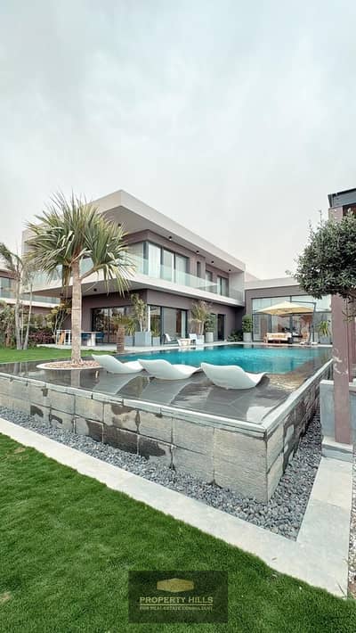 فيلا مستقله في سوان ليك ويست - swan lake west حسن علام الشيخ زايد بجوار بالم هيلز