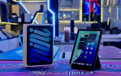 Apple iPad mini 6th Generation With Box ايباد ابل بالكرتونة وضمان سنة