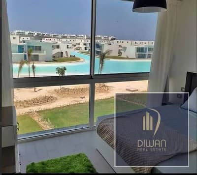 شالية مميز Sea View في قلب الساحل الشمالي في قرية فوكا باي فيو لاجون