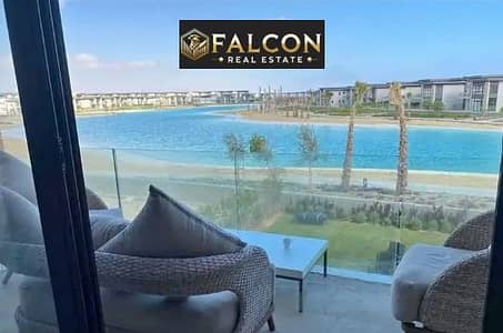 شالية تشطيبUltra Lux صف اول lagoon بالقسط وخصم 35% شاليه للبيع في كالي كوست - راس الحكمه - الساحل الشمالي بجوار لافيستا و جون و ماونتن فيو و ذا مد