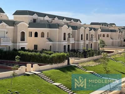 Town house for sale 270m North Facing view wide garden Ready to move Compound  Lavenir sabbour  Mostakbal City next to madinty