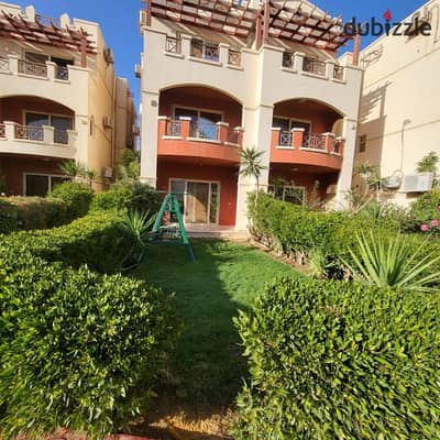 Chalet for sale in La Sirena Resort, Zaafarana direction, immediate delivery, sea and pool view, 100 square meters, 2 bedrooms, 2 bathrooms, fully fur