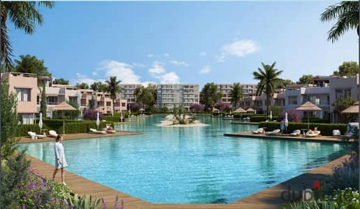 Lowest DownPayment and Total Price/ Chalet Prime Location Direct Lagoon View in Ras El Hekma North Coast