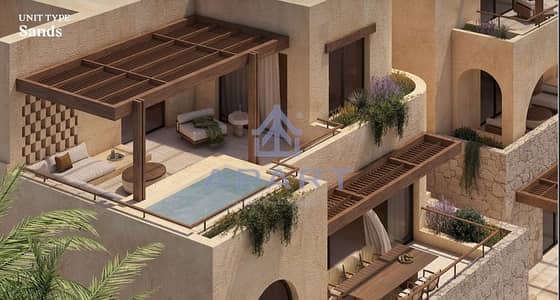 دوبلكيس للبيع فيو مميز على البحر بالكامل بقسط على 8 سنين باقل مقدم في الساحل 5% فقط - الساحل الشمالي