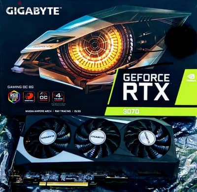 كارت الشاشة Nvidia GeForce RTX 3070 من شركة Gigabyte