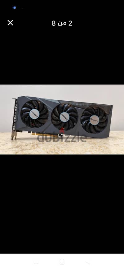كارت الشاشة Nvidia GeForce RTX 3070 من شركة Gigabyte