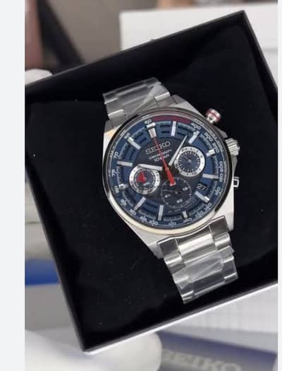 ساعة Seiko سايكو جديدة لم تستخدم بكل مشتملاتها