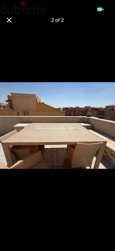 تم تنزيل السعر لسرعة البيع تربيزة خارجية كبيرة + ٤ كراسى