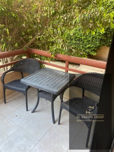 شقه للايجار في الرحاب مفروش فرش مودرن 90 متر أرضي بجاردن 45 م تشطيبات خاصه  Al Rehab City, Cairo
