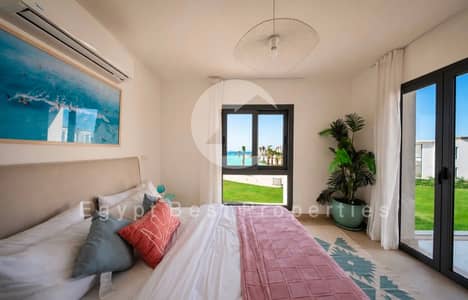 Ready To Deliver Lagoon Chalet With 5% Downpayment At Ras Elhekma North Coast