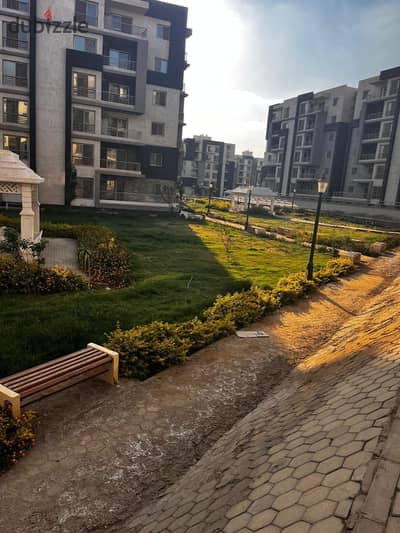 Apartment for rent in Janna Misr Compound, Tagammu, View Garden and Parking