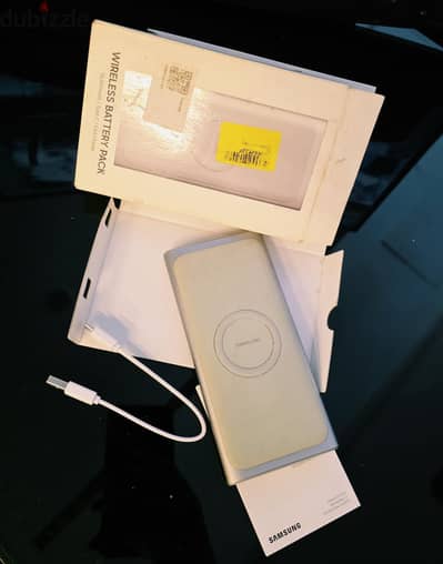 باور بانك  Wireless Charging + ( Samsung ) Cable Fast charge