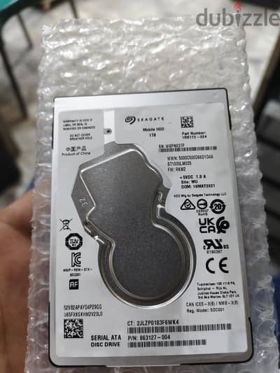 Hard Disk Laptop Seagate 1TB Like New health 100%